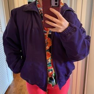 Purple vintage track jacket